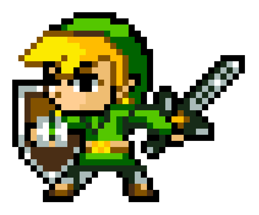 http://toshirofrog.deviantart.com/art/16-Bit-Sprites-Link-331277186